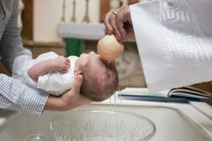 Baby baptized Josh Applegate Unsplash