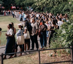Church queue