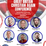 Protest outside ‘Make Great Britain Christian again’ conference