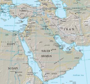 Middle East map Wiki