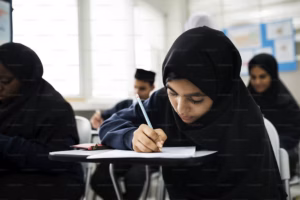 Muslim schoolgirl Unsplash